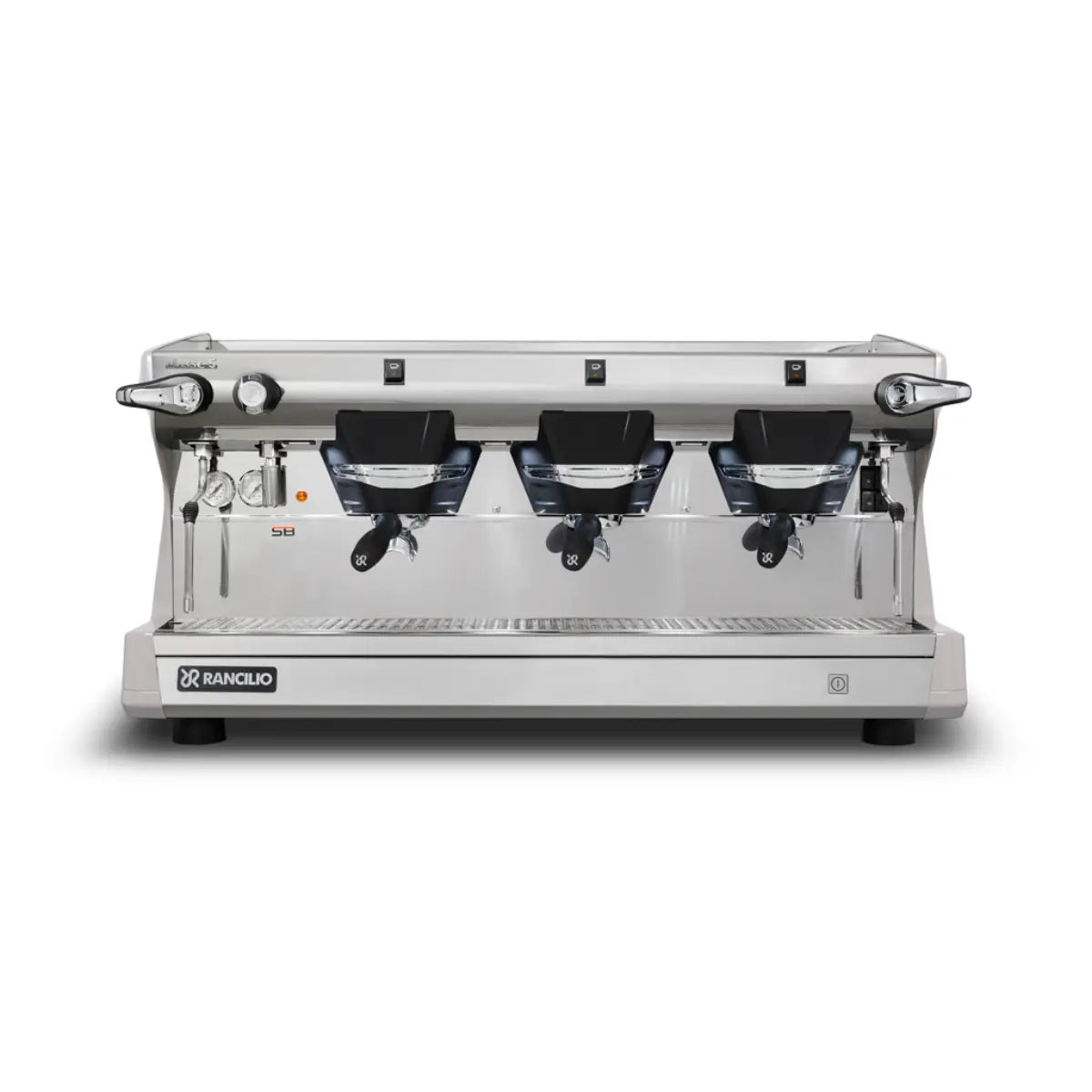 Rancilio Classe 5 S Single Boiler Espresso Machine - Semi-Automatic 3 Group Ice White