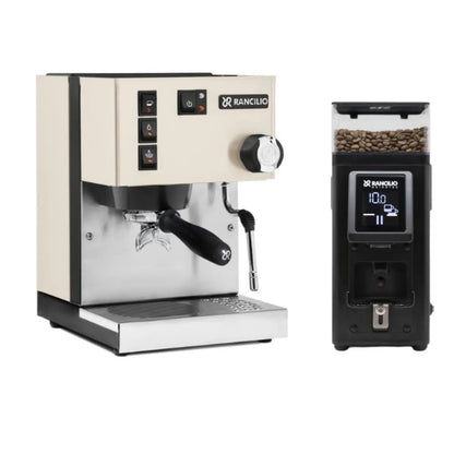 Rancilio Silvia Home Espresso Machine + Stile Grinder - Home Bundle Kit Inox