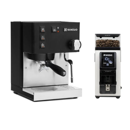 Rancilio Silvia Home Espresso Machine + Stile Grinder - Home Bundle Kit Black