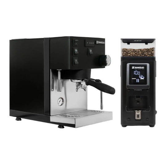 Rancilio Silvia Pro X Espresso + Stile Grinder - Home Bundle Kit Black