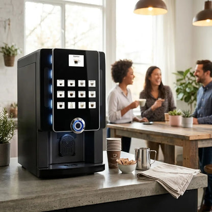 Rhea Business Line eC Coffee Machines - Bean to Cup + Variflex Brewing Technology - Coffee Machine - Prime Coffee Suppliers