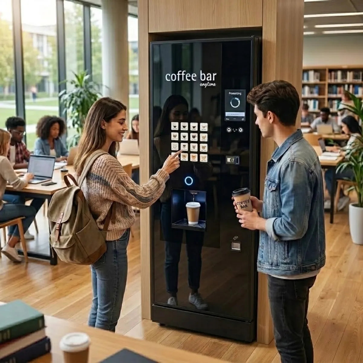 Rhea Luce Zero.0 Coffee Machine - 300 Cups per Day + Instant or Espresso  - Coffee Machine - Prime Coffee Suppliers