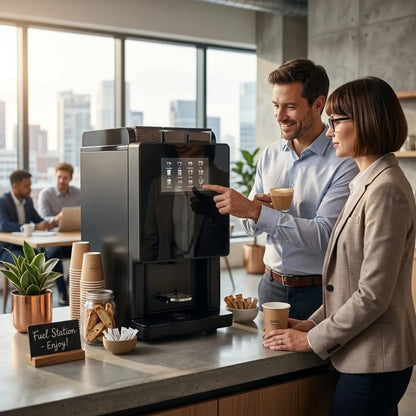 Rhea RomaONE Coffee Machine - Bean to Cup + 40 Cups per Day - Coffee Machine - Prime Coffee Suppliers