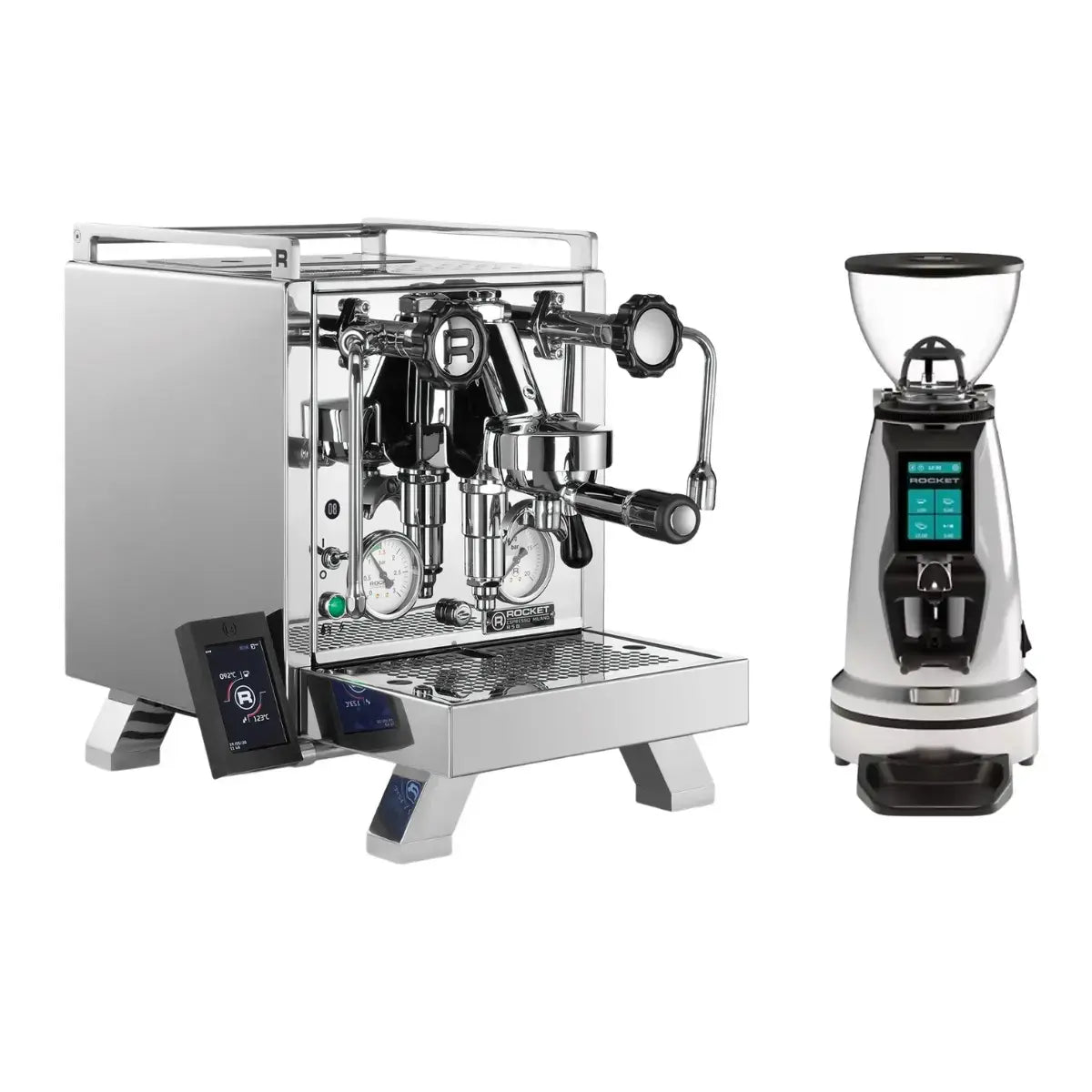 Rocket R58 - R Cinquantotto Espresso Machine + Spluga Élite Grinder - Home Bundle Kit