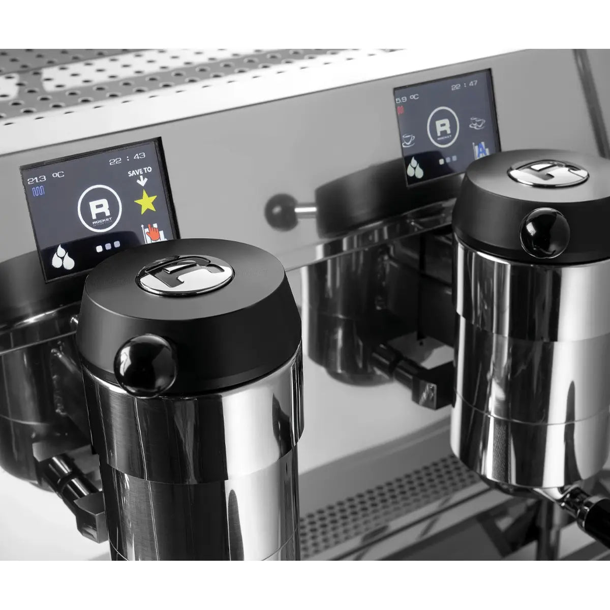 Rocket R9V 2 Group Coffee Machine + Bentwood H75 Coffee Grinder - Commercial Bundle Kit
