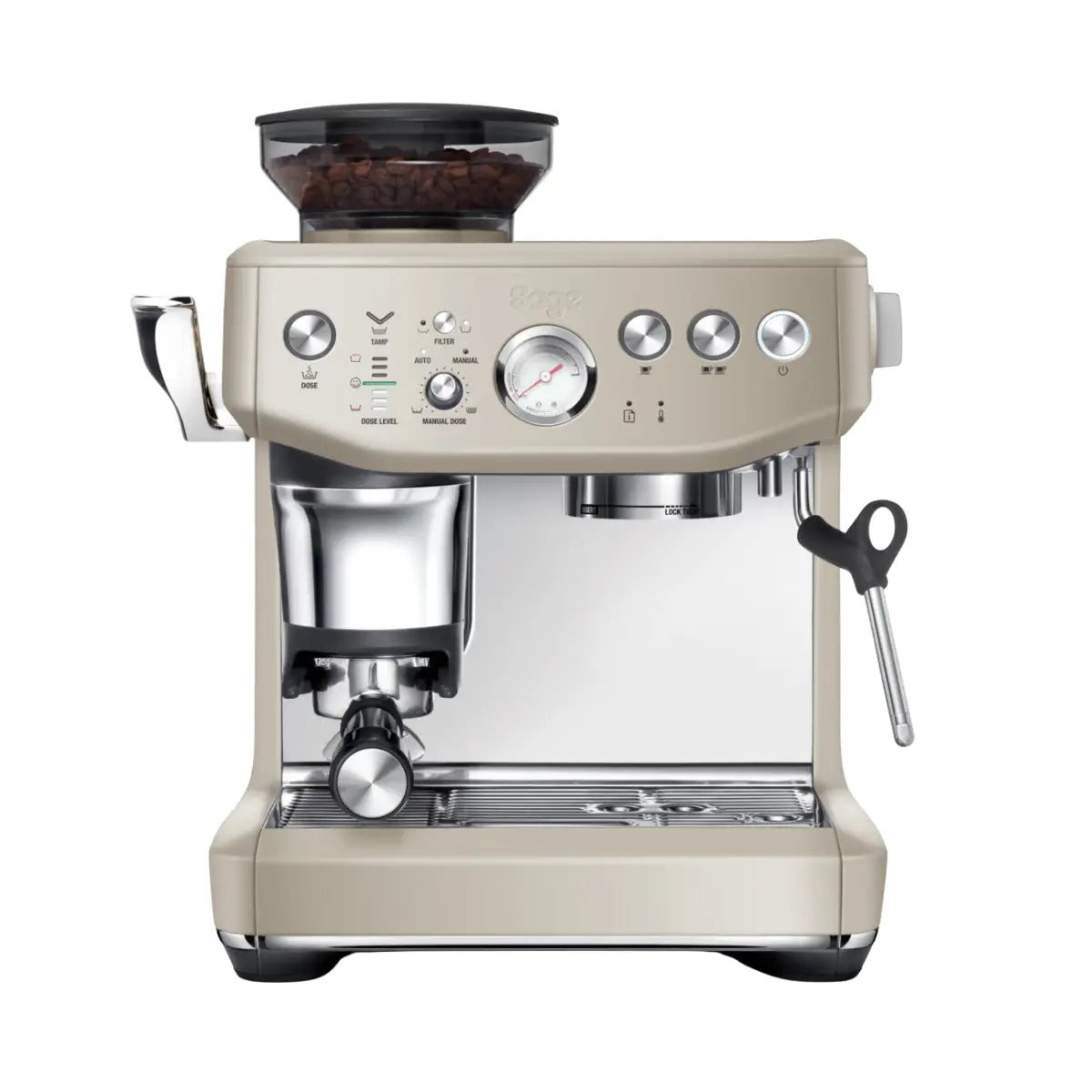 Sage the Barista Express Impress SES876BSS Espresso Machine | Manual Almond Nougat