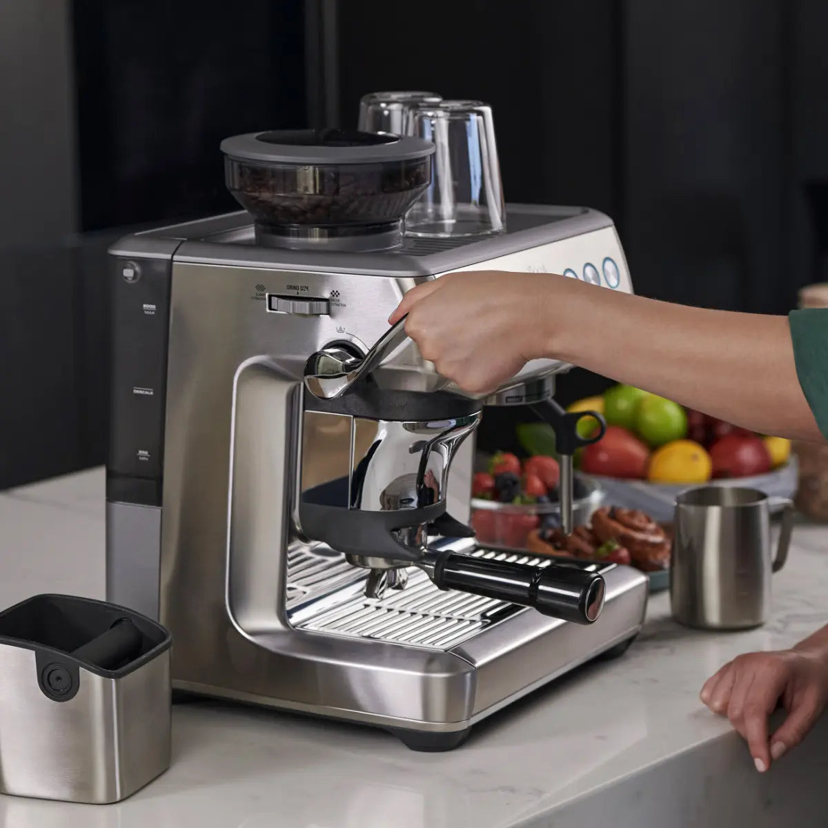 Sage the Barista Express Impress SES876BSS Espresso Machine | Manual