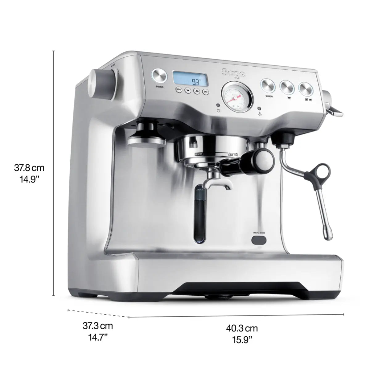 Sage the Dual Boiler Espresso Machine + Baratza Forte BG Grinder Home Bundle Kit