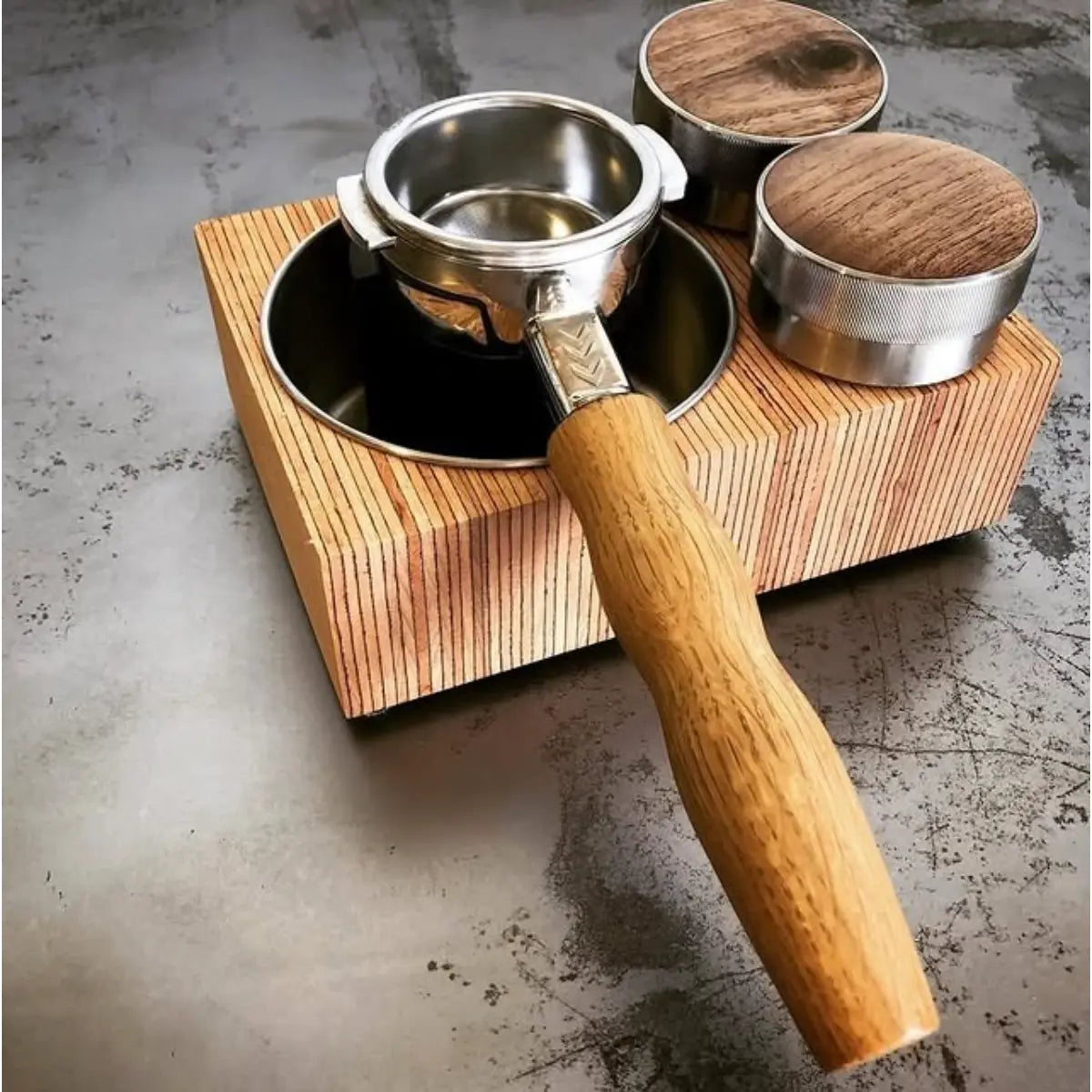 Saint Anthony Industries Bloc Party Espresso Tool Kit + Knock Box + Tamp Station