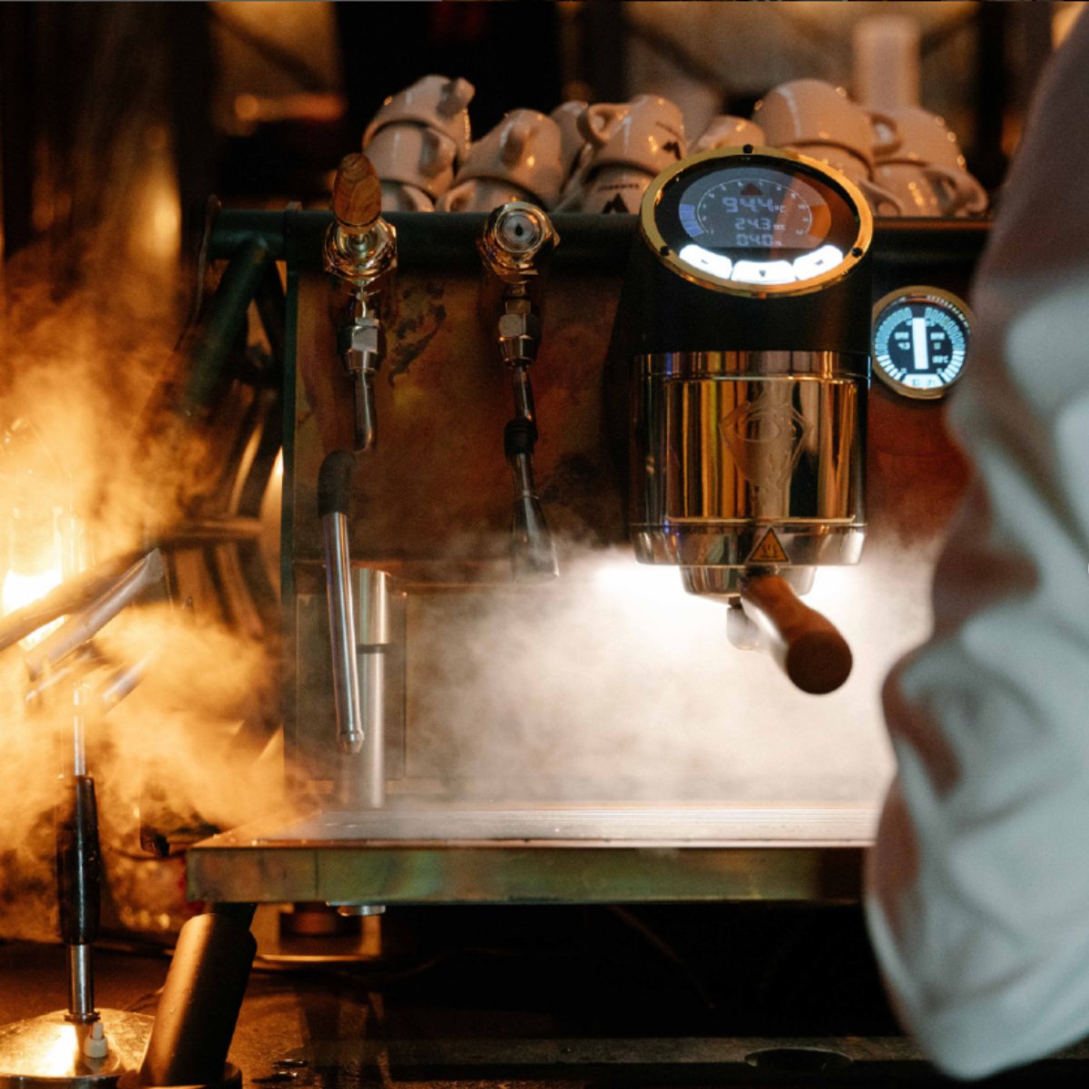 Sanremo Café Racer: Custom Made Espresso Machine 2/3 Group - Advanced Stainless Steel Boiler