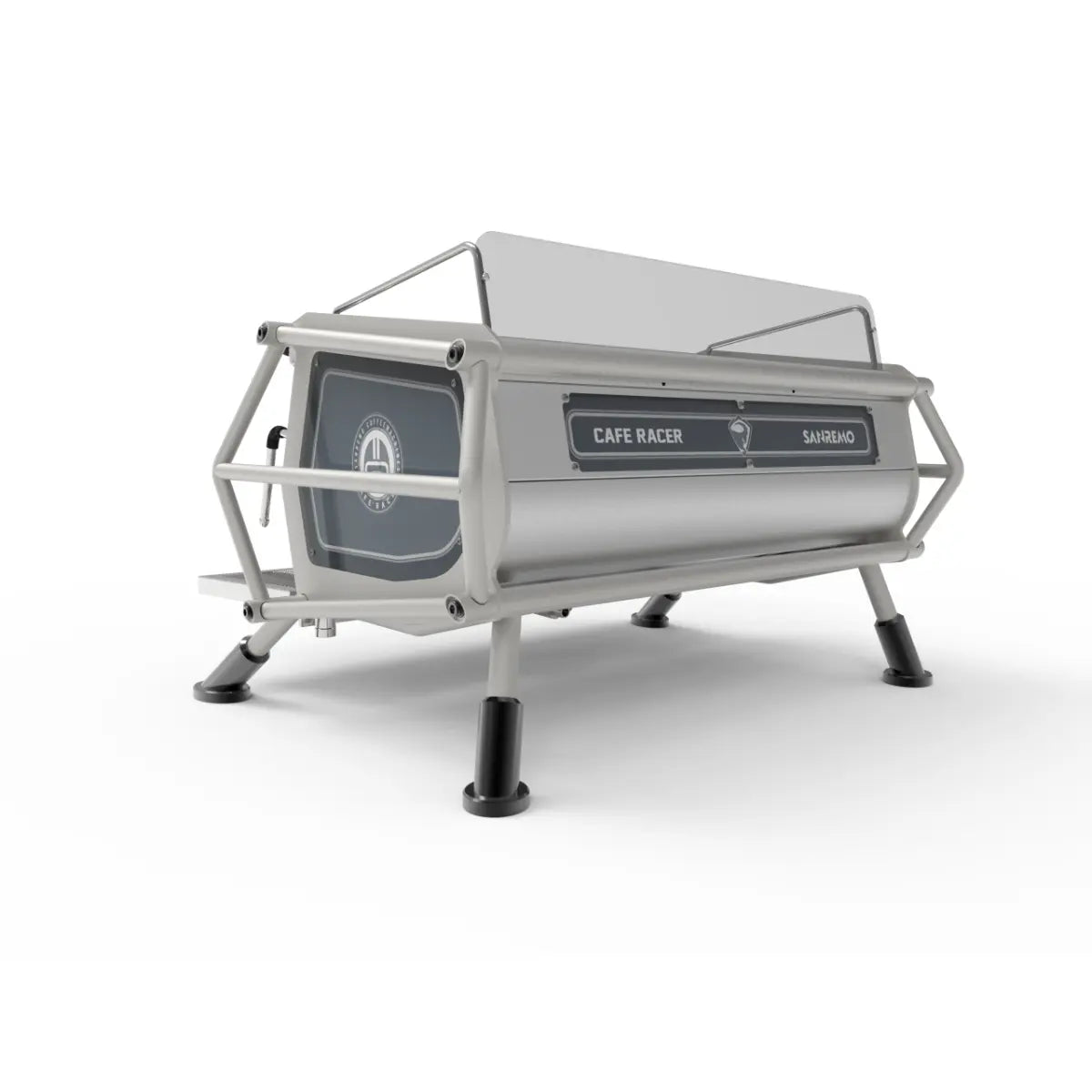 Sanremo Café Racer Freedom Espresso Machine 3 Group - Advanced Stainless Steel Boiler Black-Steel