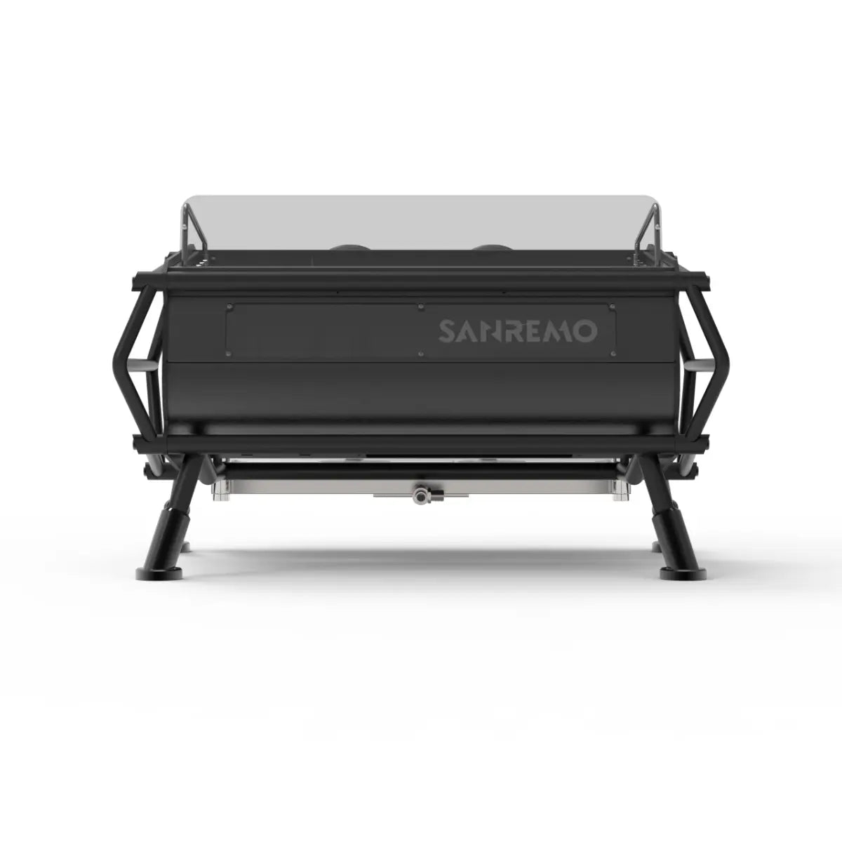 Sanremo Café Racer: Naked Espresso Machine 2 Group - Advanced Stainless Steel Boiler Black