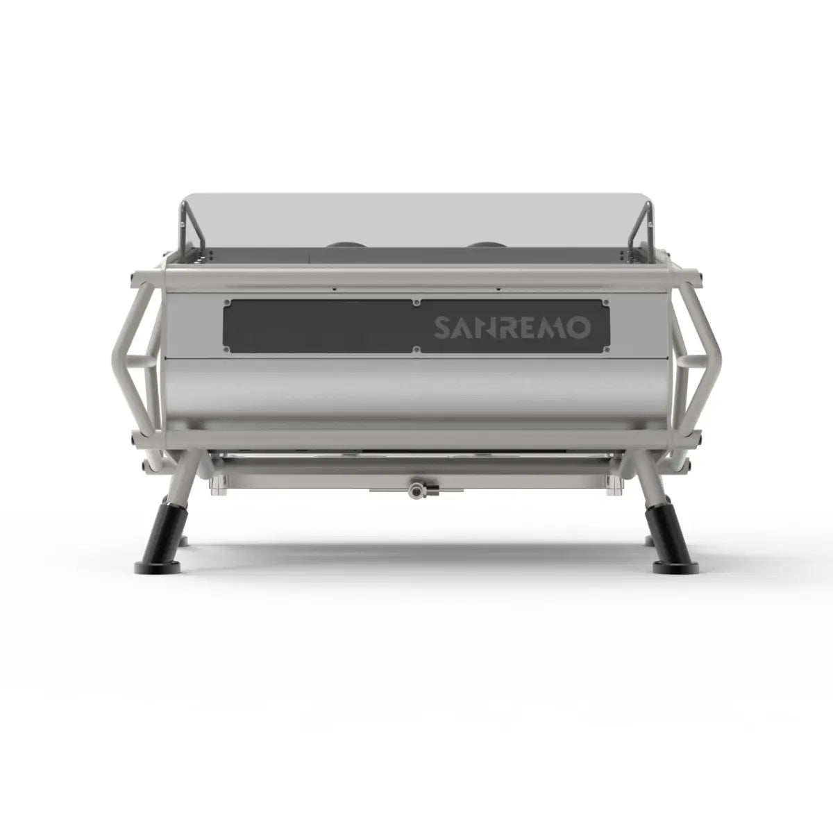 Sanremo Café Racer: Naked Espresso Machine 2 Group - Advanced Stainless Steel Boiler Steel Black