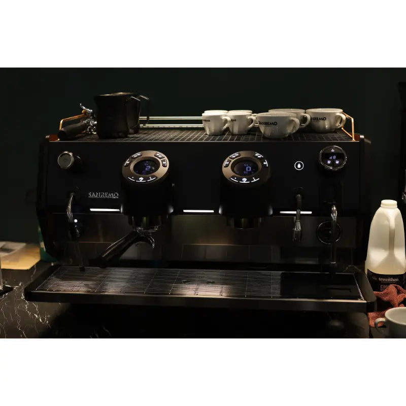 Sanremo D8 Plus 2 Group Auto Steam Version Espresso Machine London Coffee Festival 2025 - Prime Coffee Suppliers