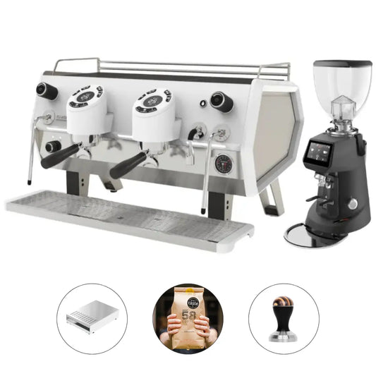 Sanremo D8 Pro 2 Group + SR64 EVO Pro Sense (Grind by Weight) Commercial Bundle Kit