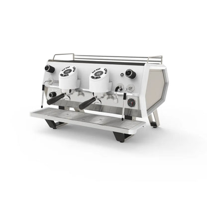 Sanremo D8 Pro 2 Group Espresso Machine - PID & Pre-infusion White and Champagne