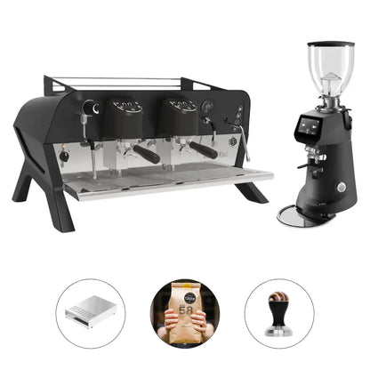 Sanremo F18 Single Boiler 2 Group Espresso Machine + SR83 E Pro Grinder - Commercial Bundle Kit