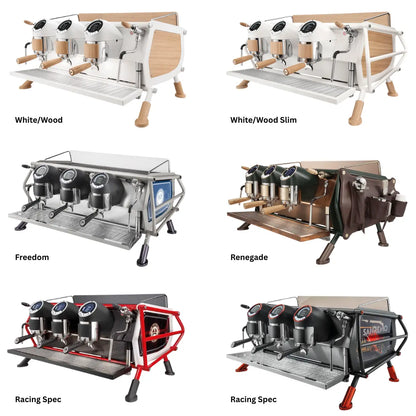 Sanremo Café Racer Freedom Espresso Machine 2/3 Group - Advanced Stainless Steel Boiler