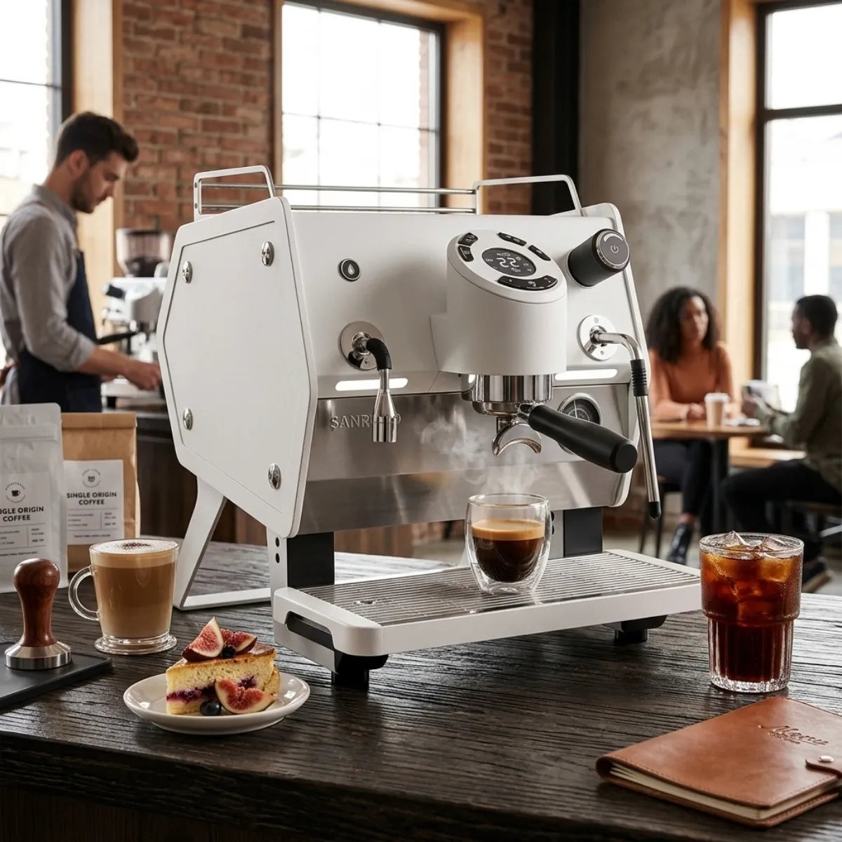 Sanremo D8 1 Group Espresso Machine - 16L Boiler, Hybrid Heating System - Espresso Machine - Prime Coffee Suppliers