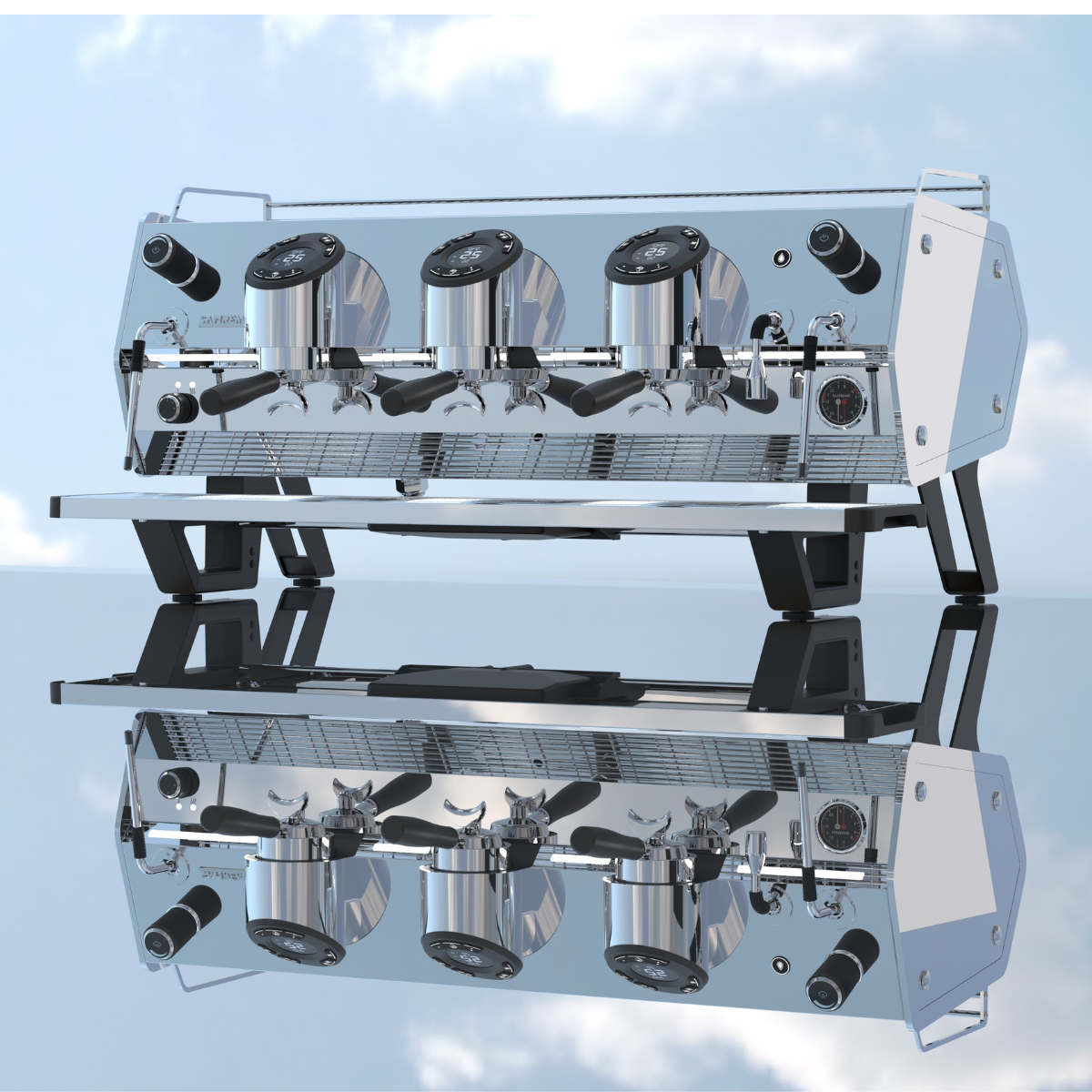Sanremo D8 3 Group Espresso Machine in Stainless Steel - Prime Coffee Suppliers