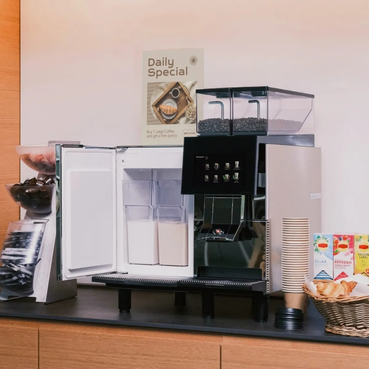 Thermoplan B&W4 CTM2RL Espresso Machine - Bean to Cup, Thermoconnect - Espresso Machine - Prime Coffee Suppliers