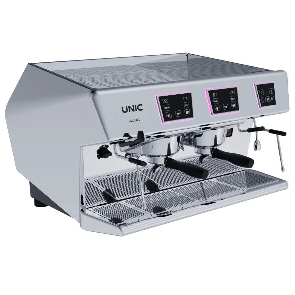 UNIC Aura Espresso Machine - Dosamat, Steamair + 250-600 Cups per Day - Espresso Machine - Prime Coffee Suppliers