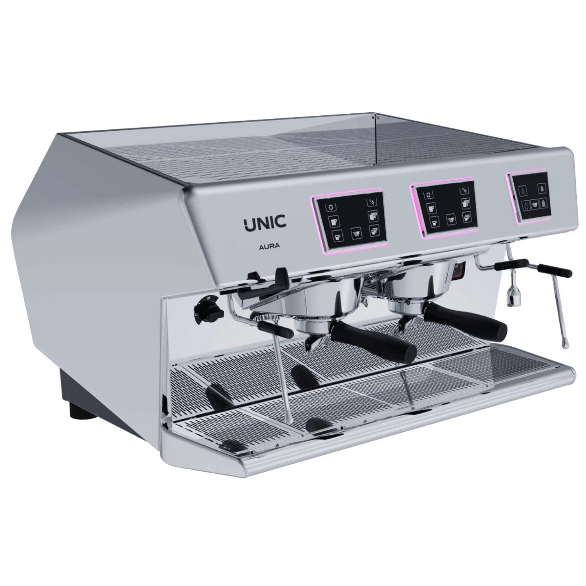 UNIC Aura Espresso Machine - Dosamat, Steamair + 250-600 Cups per Day - Espresso Machine - Prime Coffee Suppliers