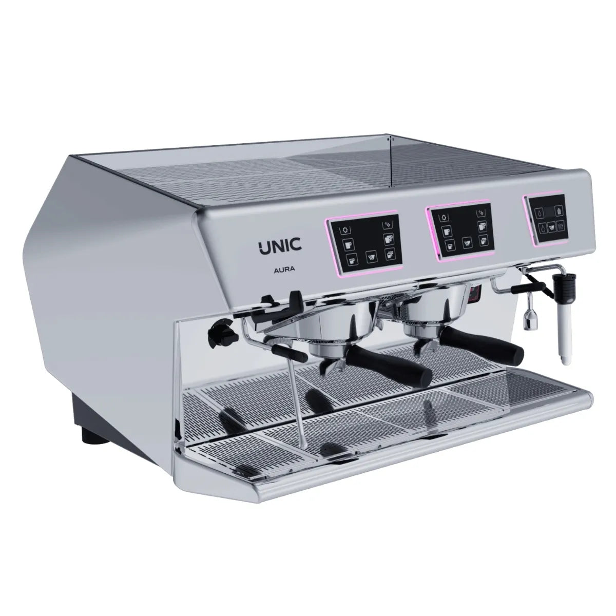 UNIC Aura Espresso Machine - Dosamat, Steamair + 250-600 Cups per Day - Espresso Machine - Prime Coffee Suppliers