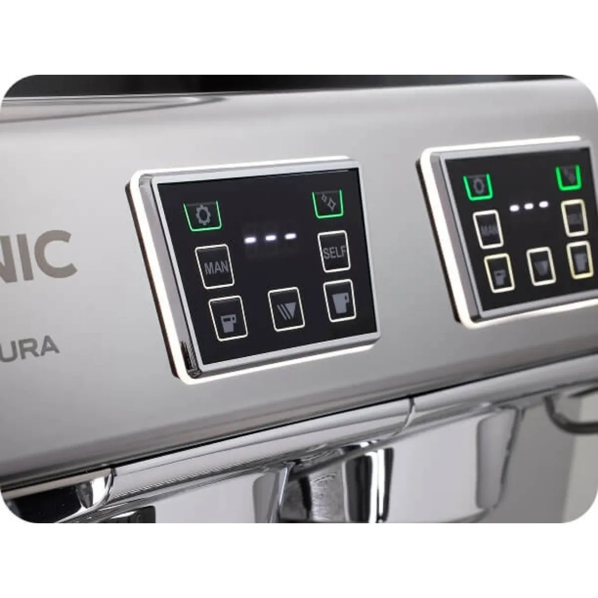 UNIC Aura Espresso Machine - Dosamat, Steamair + 250-600 Cups per Day - Espresso Machine - Prime Coffee Suppliers