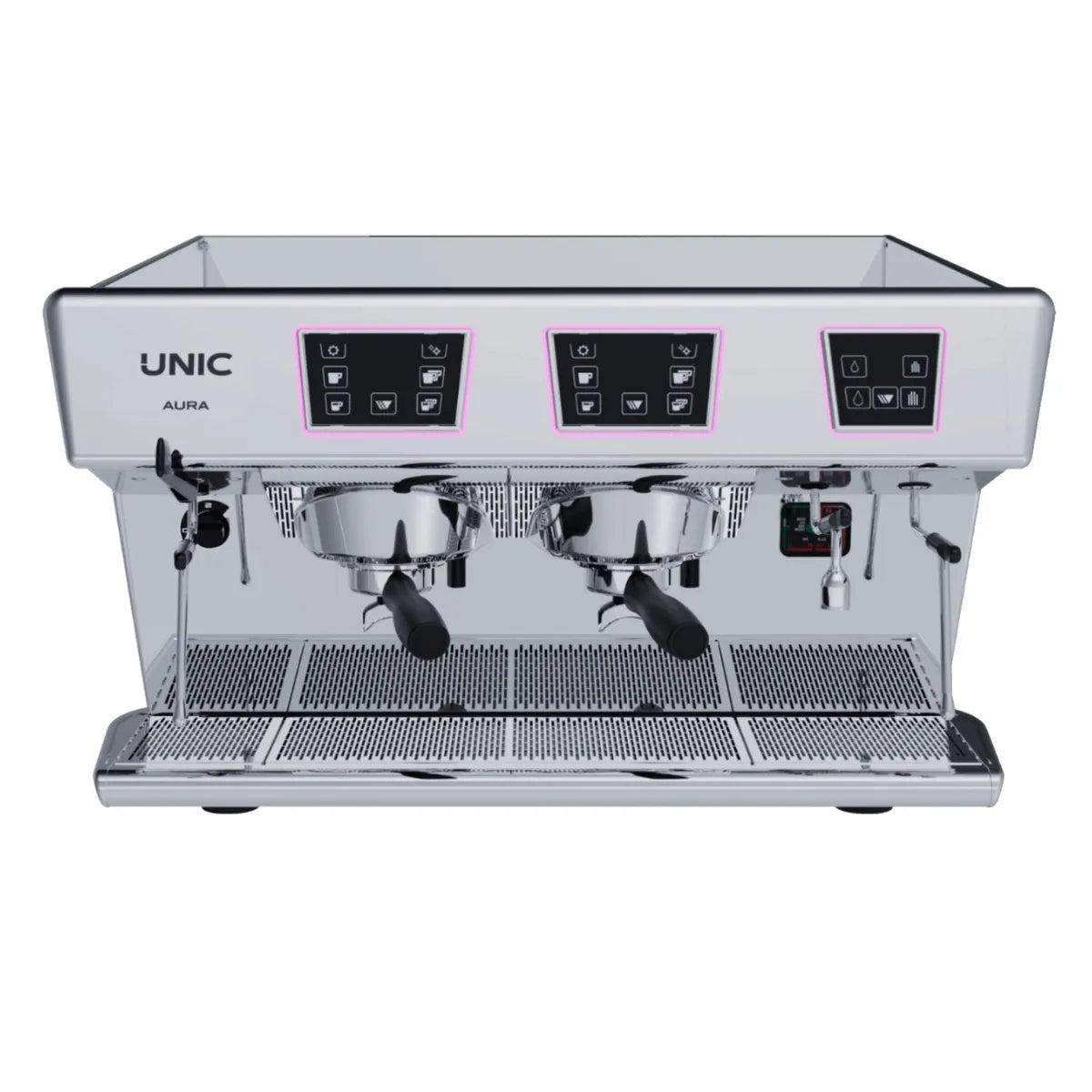 UNIC Aura Espresso Machine - Dosamat, Steamair + 250-600 Cups per Day - Espresso Machine - Prime Coffee Suppliers