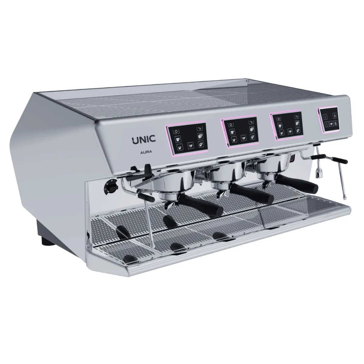 UNIC Aura Espresso Machine - Dosamat, Steamair + 250-600 Cups per Day - Espresso Machine - Prime Coffee Suppliers