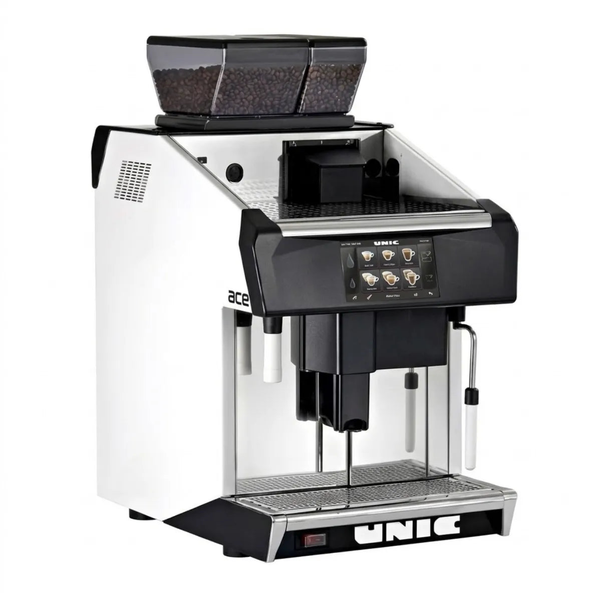 UNIC Tango Ace Espresso Machine - Bean to Cup + 200 Cups per Day - Espresso Machine - Prime Coffee Suppliers