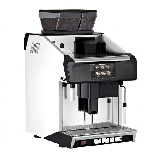UNIC Tango Ace Espresso Machine - Bean to Cup + 200 Cups per Day - Espresso Machine - Prime Coffee Suppliers