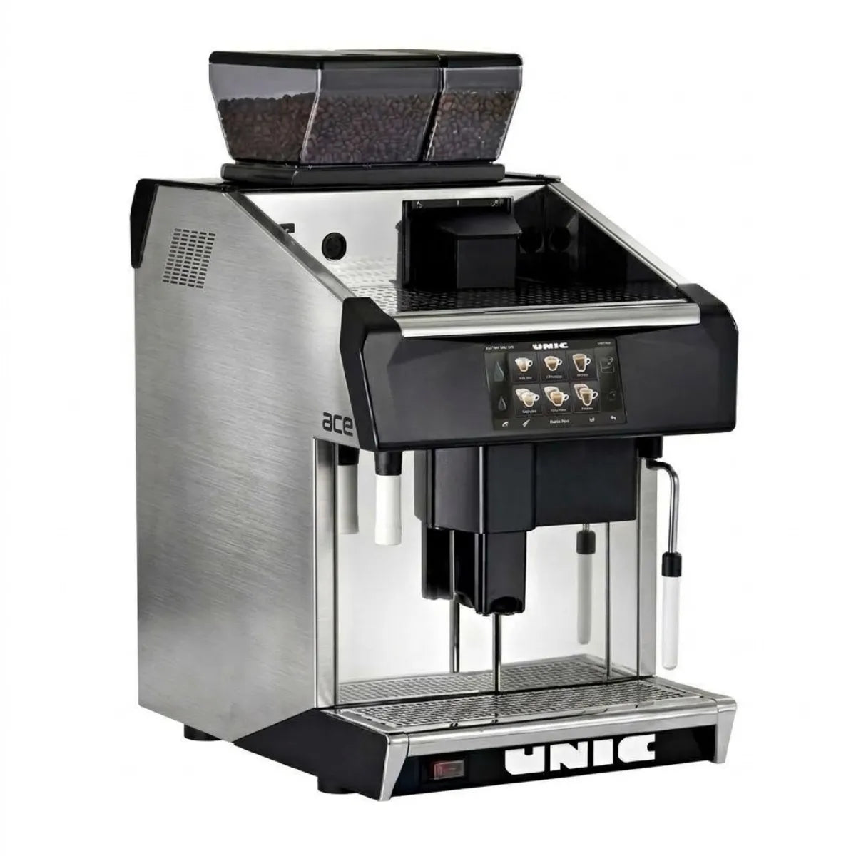 UNIC Tango Ace Espresso Machine - Bean to Cup + 200 Cups per Day - Espresso Machine - Prime Coffee Suppliers
