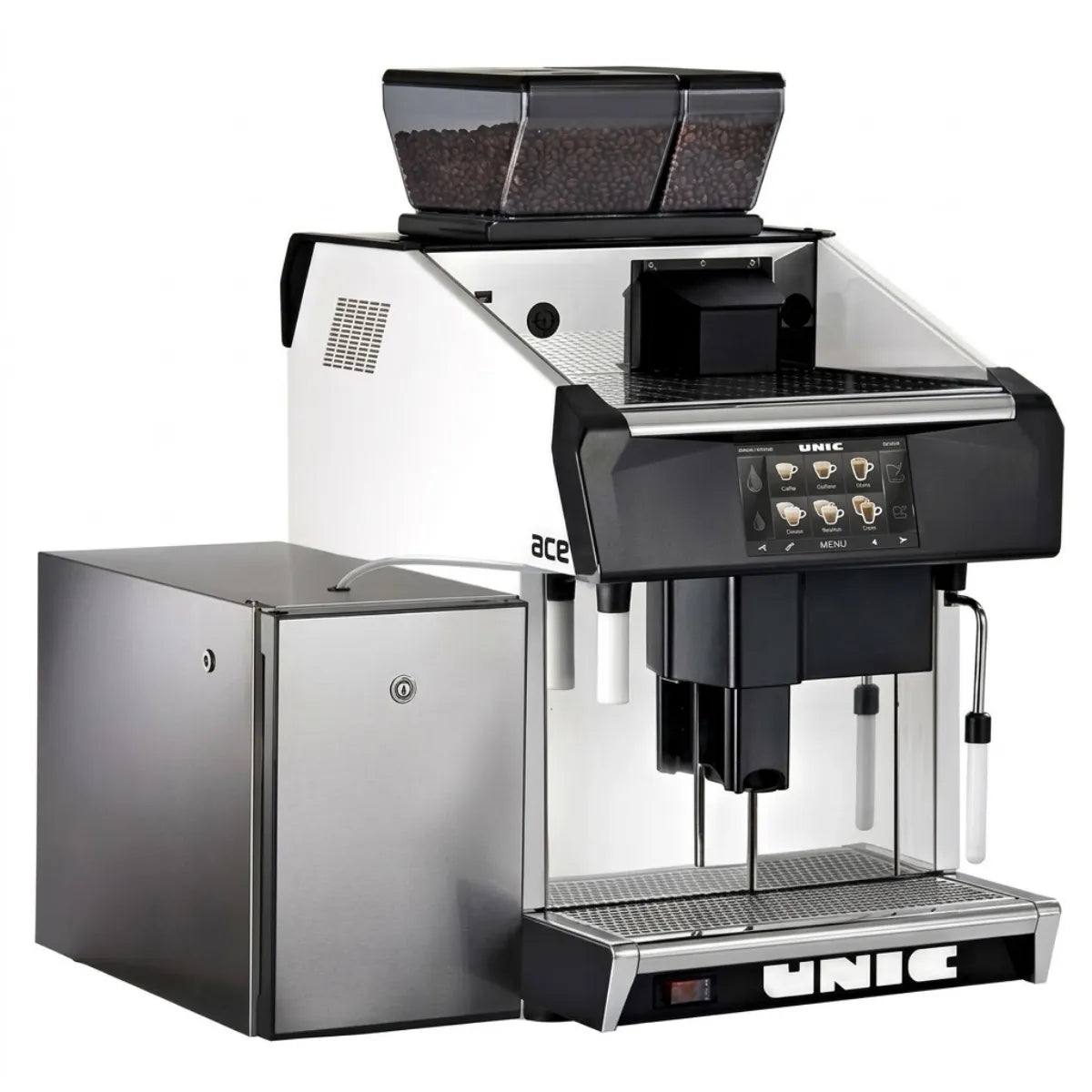 UNIC Tango Ace Espresso Machine - Bean to Cup + 200 Cups per Day - Espresso Machine - Prime Coffee Suppliers