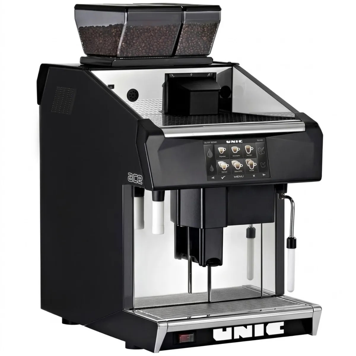 UNIC Tango Ace Espresso Machine - Bean to Cup + 200 Cups per Day - Espresso Machine - Prime Coffee Suppliers