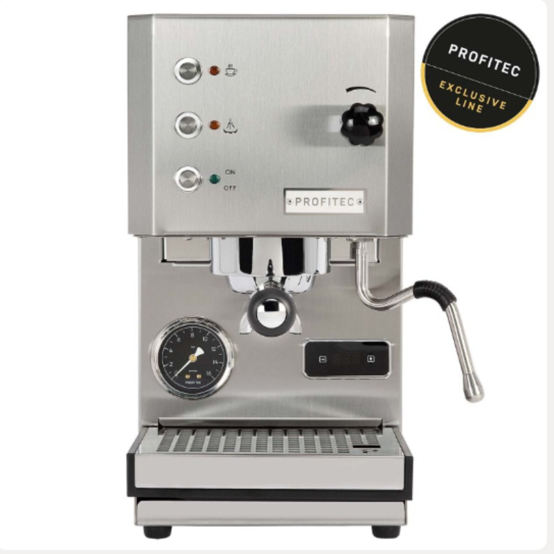 Profitec GO in Satin / Brushed Steel