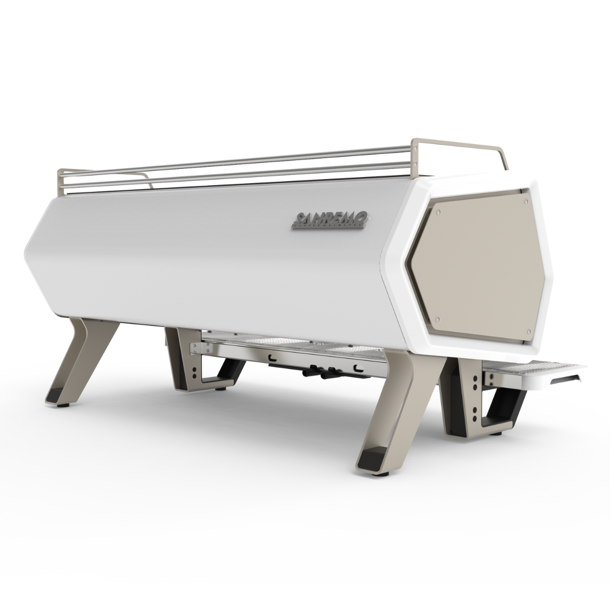 Sanremo D8 3 Group Espresso Machine in Champagne White- Prime Coffee Suppliers