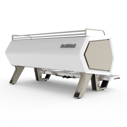 Sanremo D8 3 Group Espresso Machine in Champagne White- Prime Coffee Suppliers