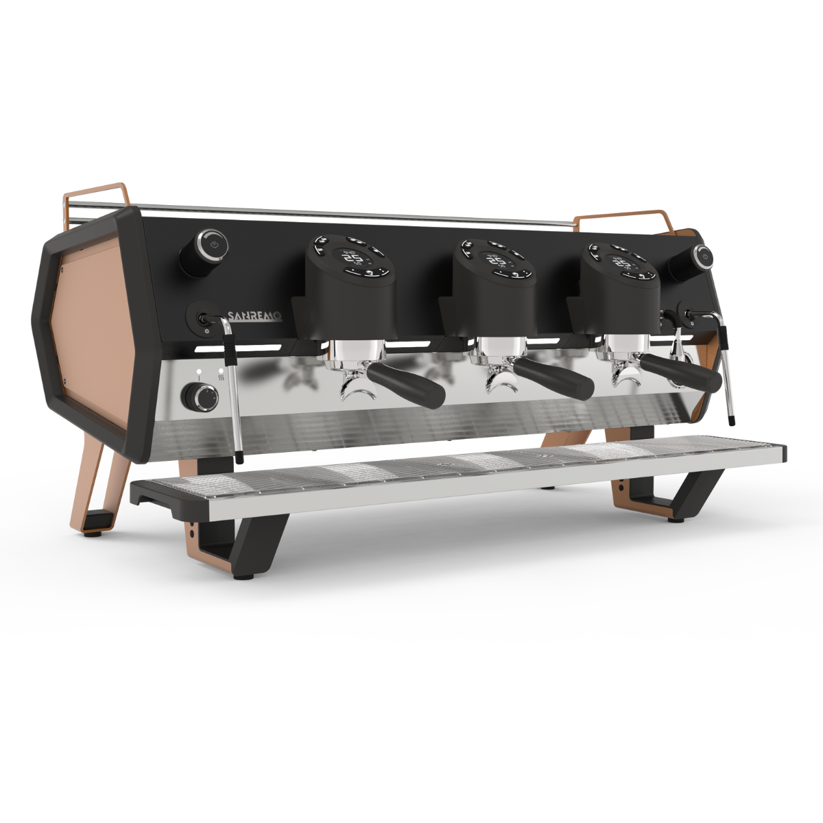 Sanremo D8 3 Group Espresso Machine in Copper Black - Prime Coffee Suppliers