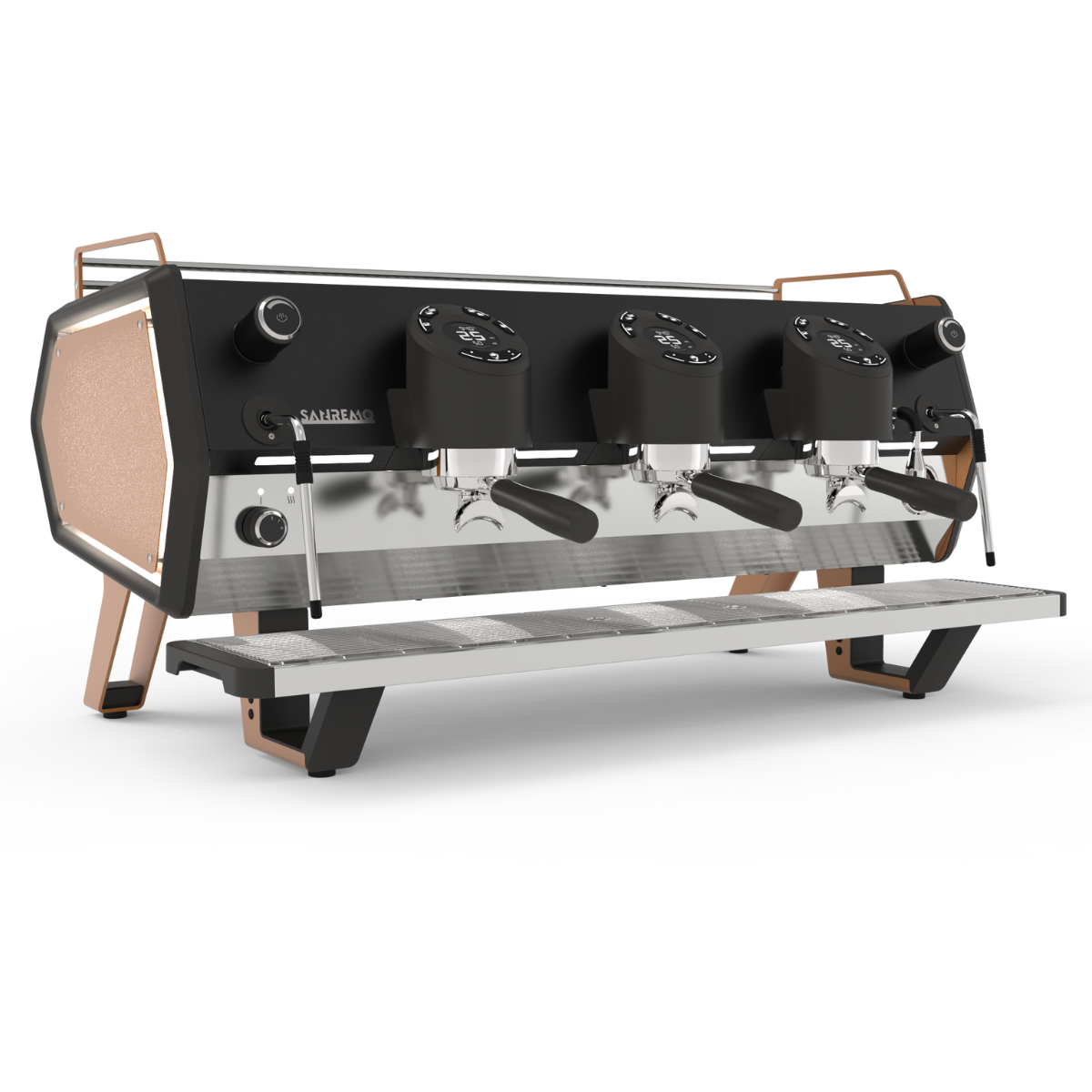 Sanremo D8 3 Group Espresso Machine in Copper Black - Prime Coffee Suppliers