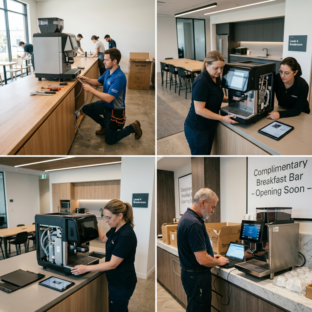 Bean to Cup Coffee Machine Installation