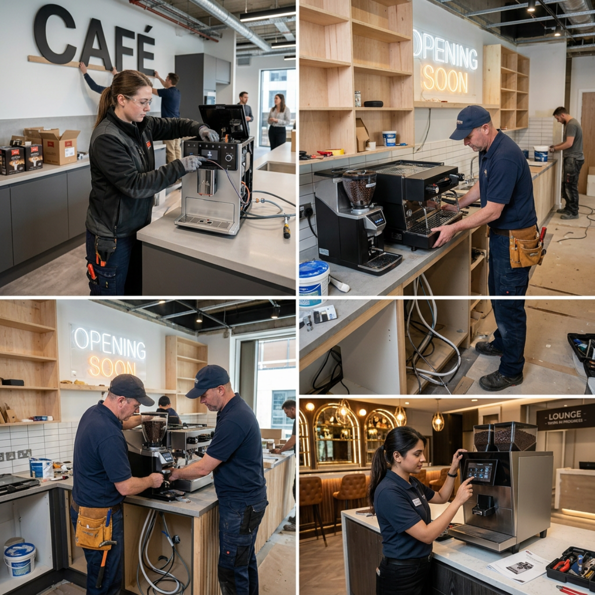 Bean to Cup Coffee Machine Installation