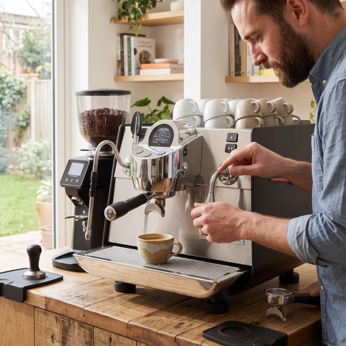 Victoria Arduino E1 Prima Pro Espresso Machine - T3 Genius & VIS - Prime Coffee Suppliers