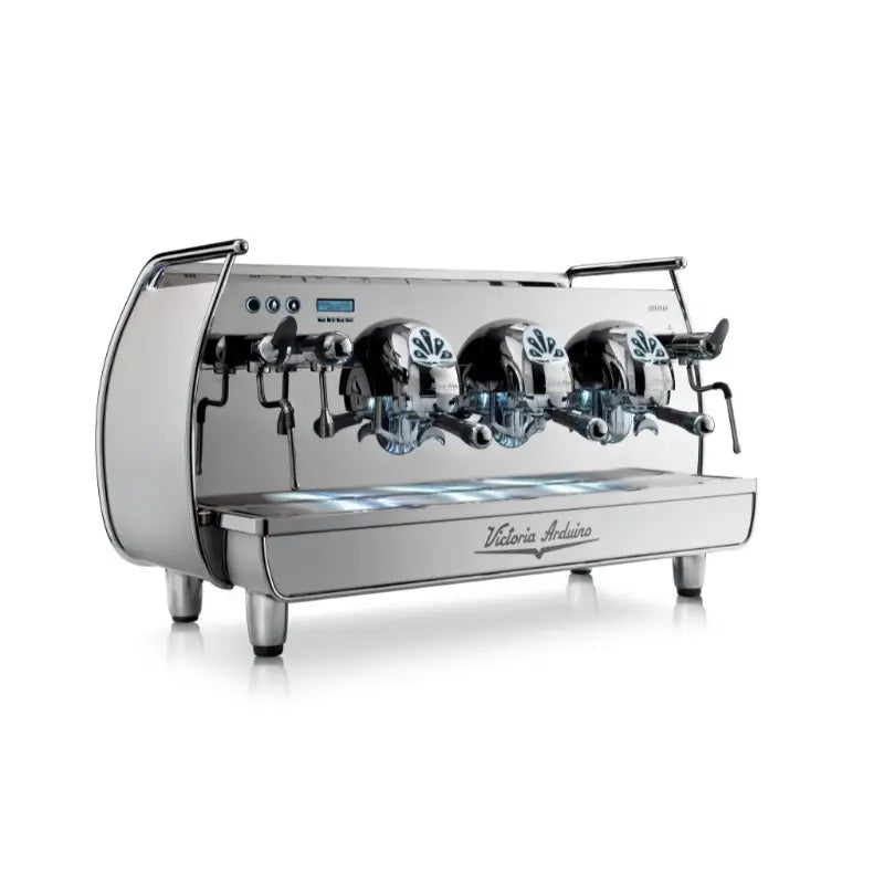 Victoria Arduino Adonis Espresso Machine - 2 Group Side View Prime Coffee Suppliers