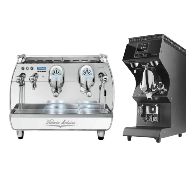Victoria Arduino Adonis Espresso Machine + Mythos MY75 Grinder Commercial Bundle Kit - Prime Coffee Suppliers