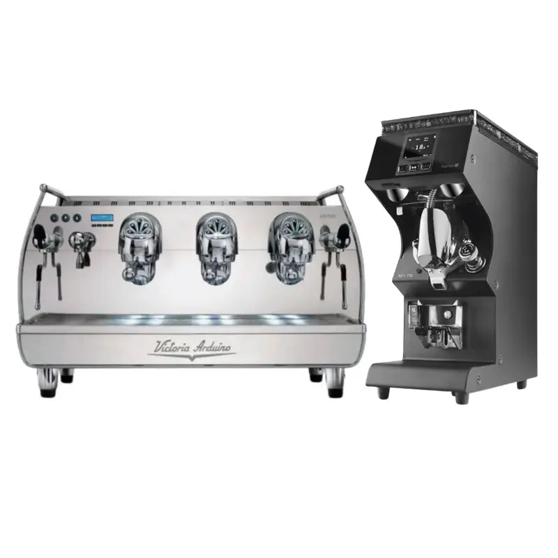 Victoria Arduino Adonis Espresso Machine + Mythos MY75 Grinder Commercial Bundle Kit