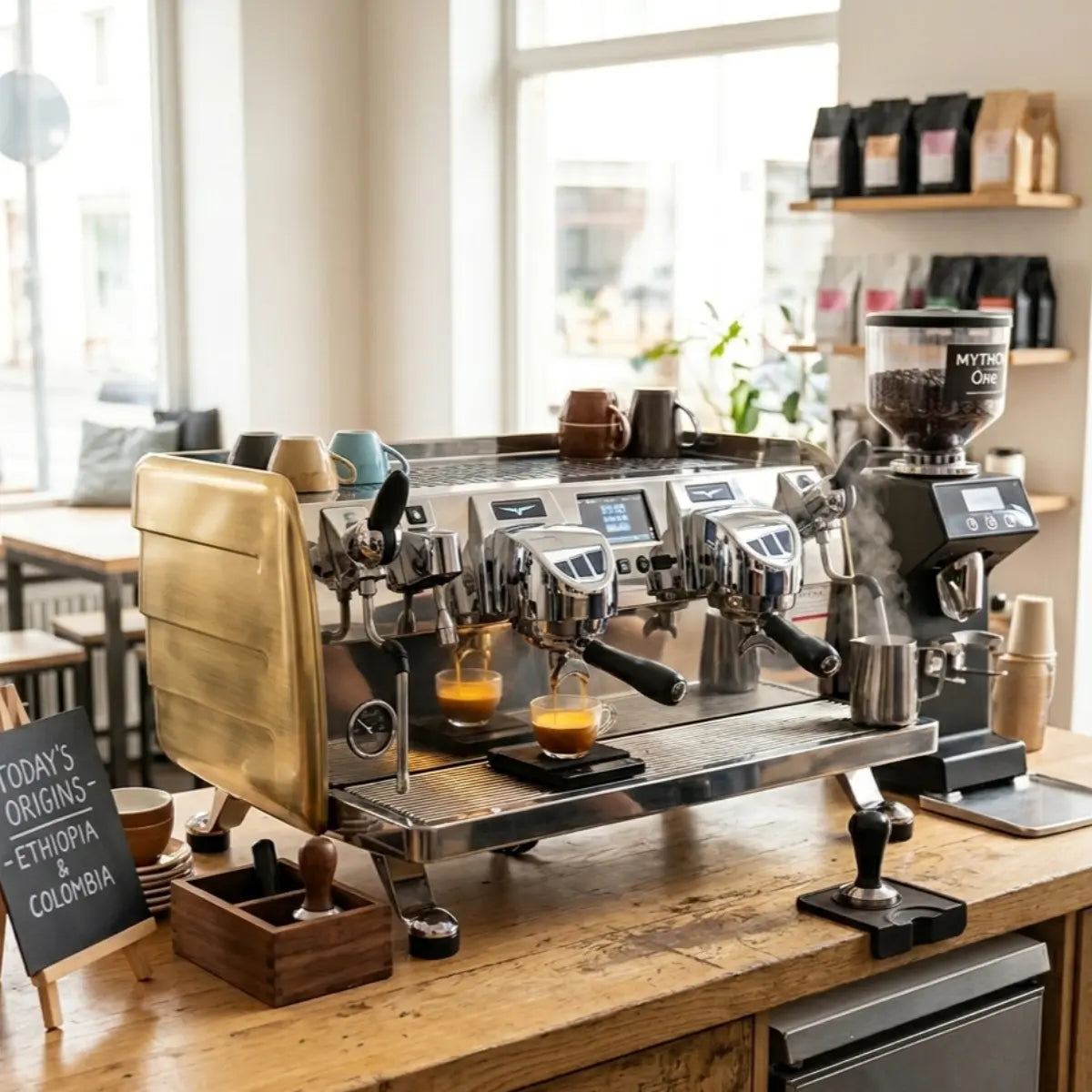 Victoria Arduino Black Eagle VA388 Espresso Machine - T3 Technology & SIS