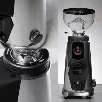 Victoria Arduino E1 Prima Espresso Machine + Fiorenzato All Ground Sense Commercial Bundle Kit