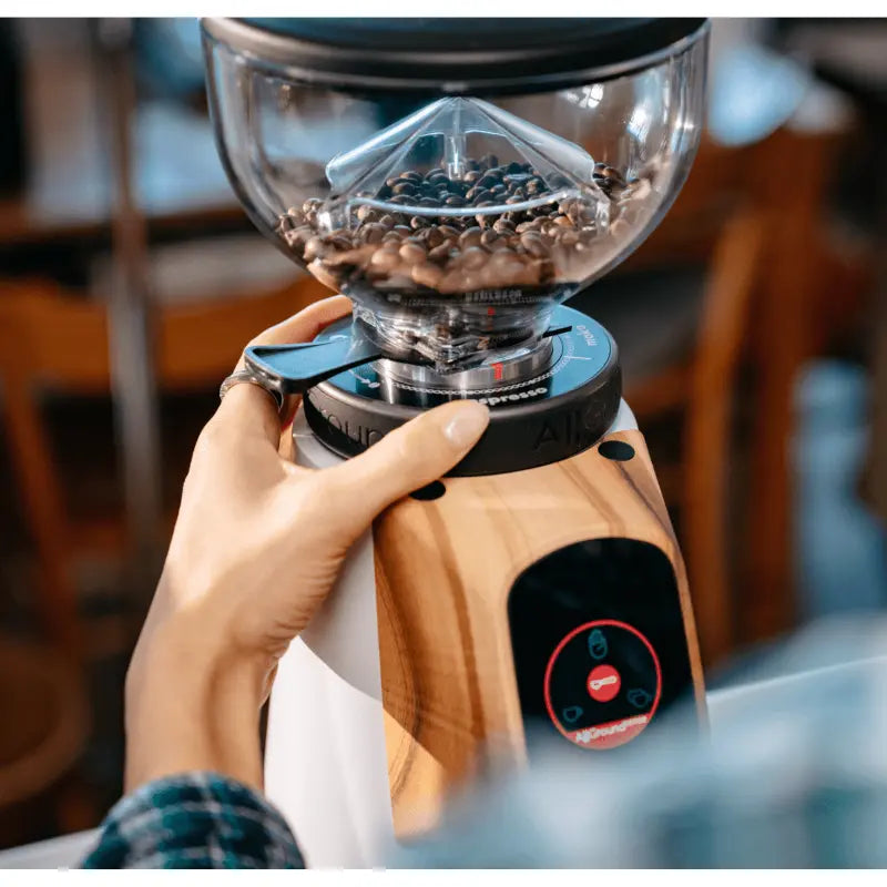 Victoria Arduino E1 Prima Espresso Machine + Fiorenzato All Ground Sense Commercial Bundle Kit